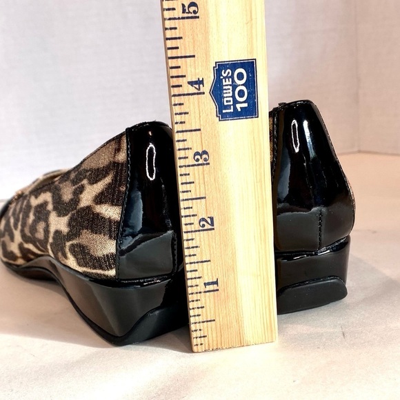 Bandolino Womens Boyloe Metallic Animal Print Dress Loafers Wedge Heel Size 8 - Picture 9 of 9